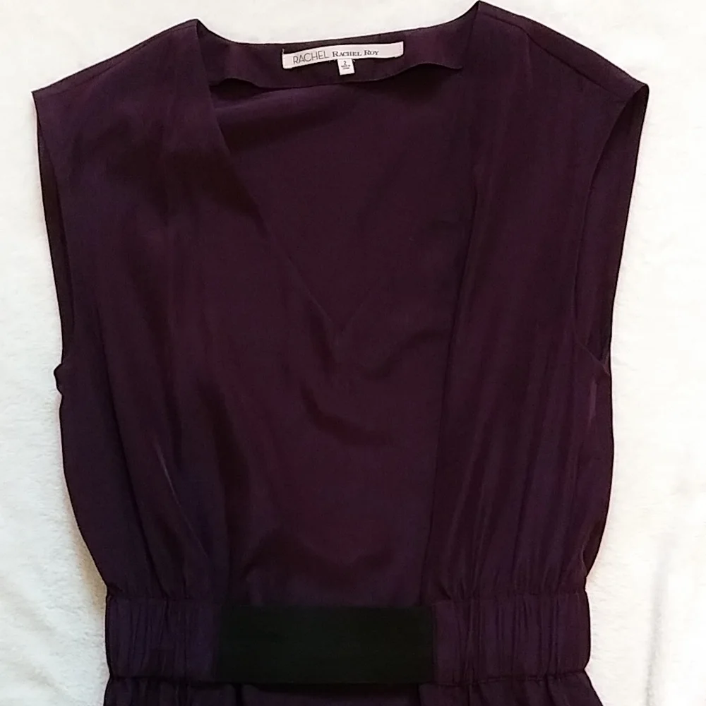 RACHEL Rachel Roy Purple Dress Size 2 - Picture 5 of 7